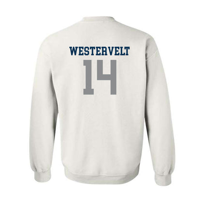 Old Dominion - NCAA Women's Lacrosse : Anna Westervelt - Classic Shersey Crewneck Sweatshirt-1