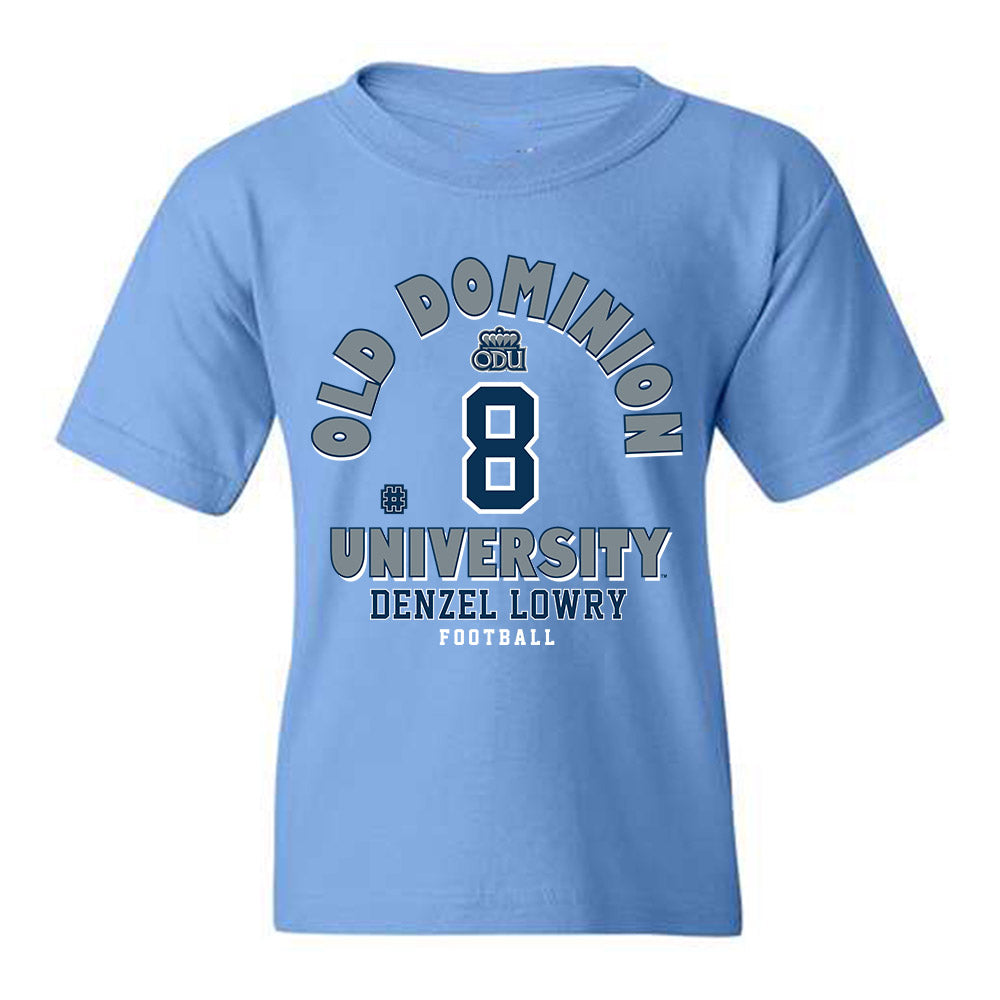 Old Dominion - NCAA Football : Denzel Lowry - Youth T-Shirt
