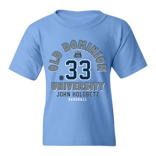 Old Dominion - NCAA Baseball : John Holobetz - Youth T-Shirt