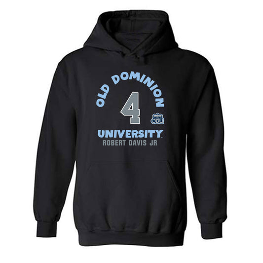 Old Dominion - NCAA Men's Basketball : Robert Davis Jr - Fashion Shersey Hooded Sweatshirt