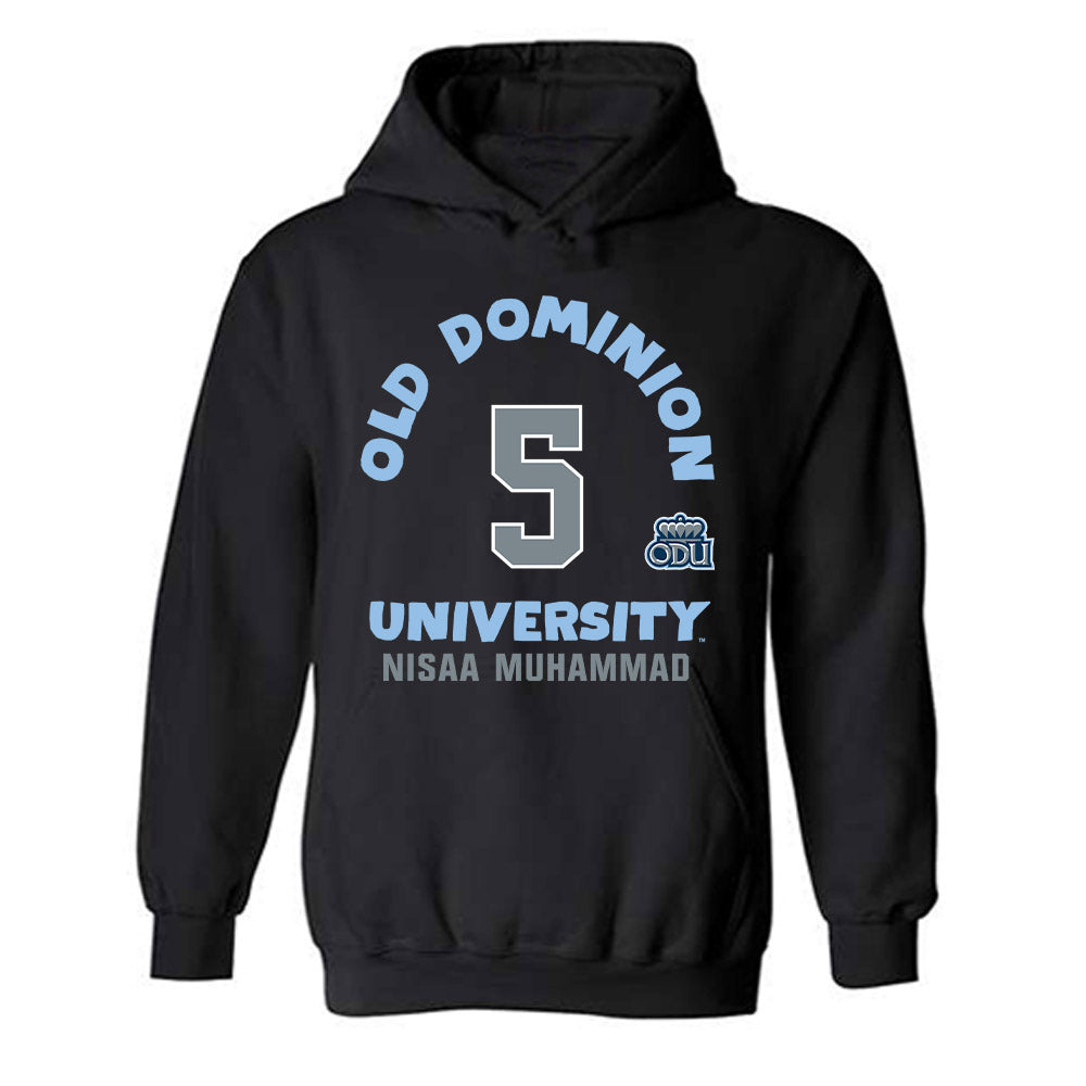 Old Dominion - NCAA Women's Basketball : Nisaa Muhammad - Fashion Shersey Hooded Sweatshirt