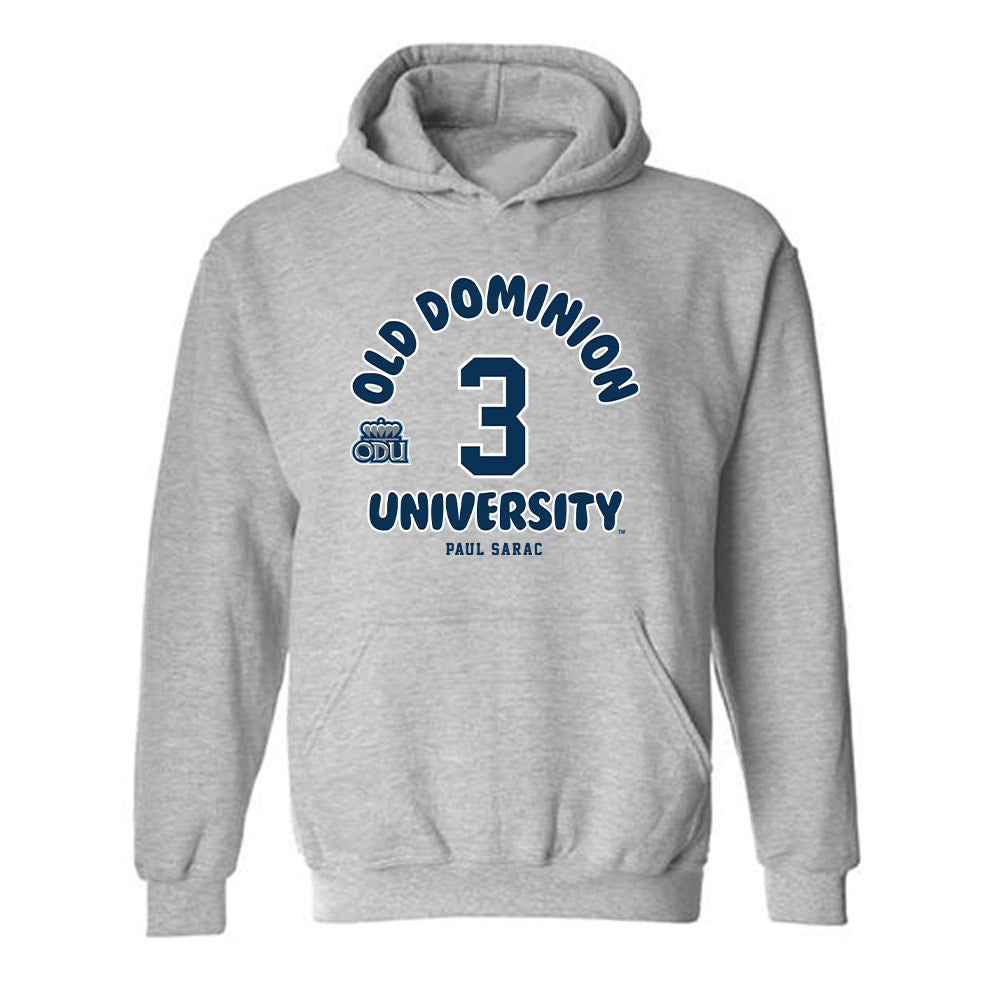 Old Dominion - NCAA Men's Soccer : Paul Sarac - Fashion Shersey Hooded Sweatshirt