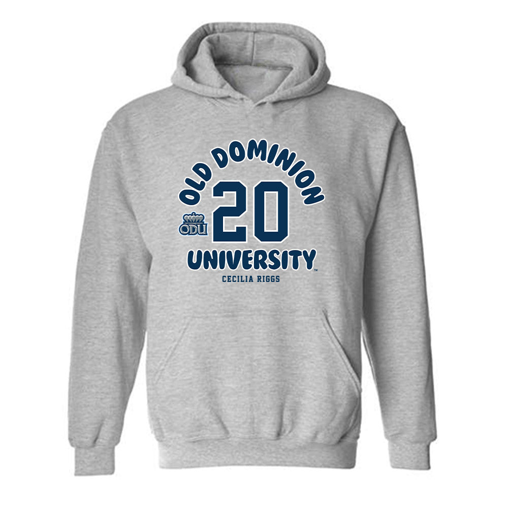 Old Dominion - NCAA Women's Soccer : Cecilia Riggs - Fashion Shersey Hooded Sweatshirt-0