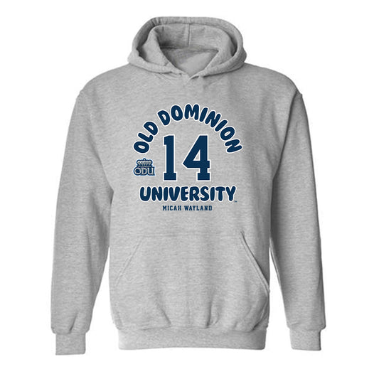 Old Dominion - NCAA Men's Soccer : Micah Wayland - Fashion Shersey Hooded Sweatshirt