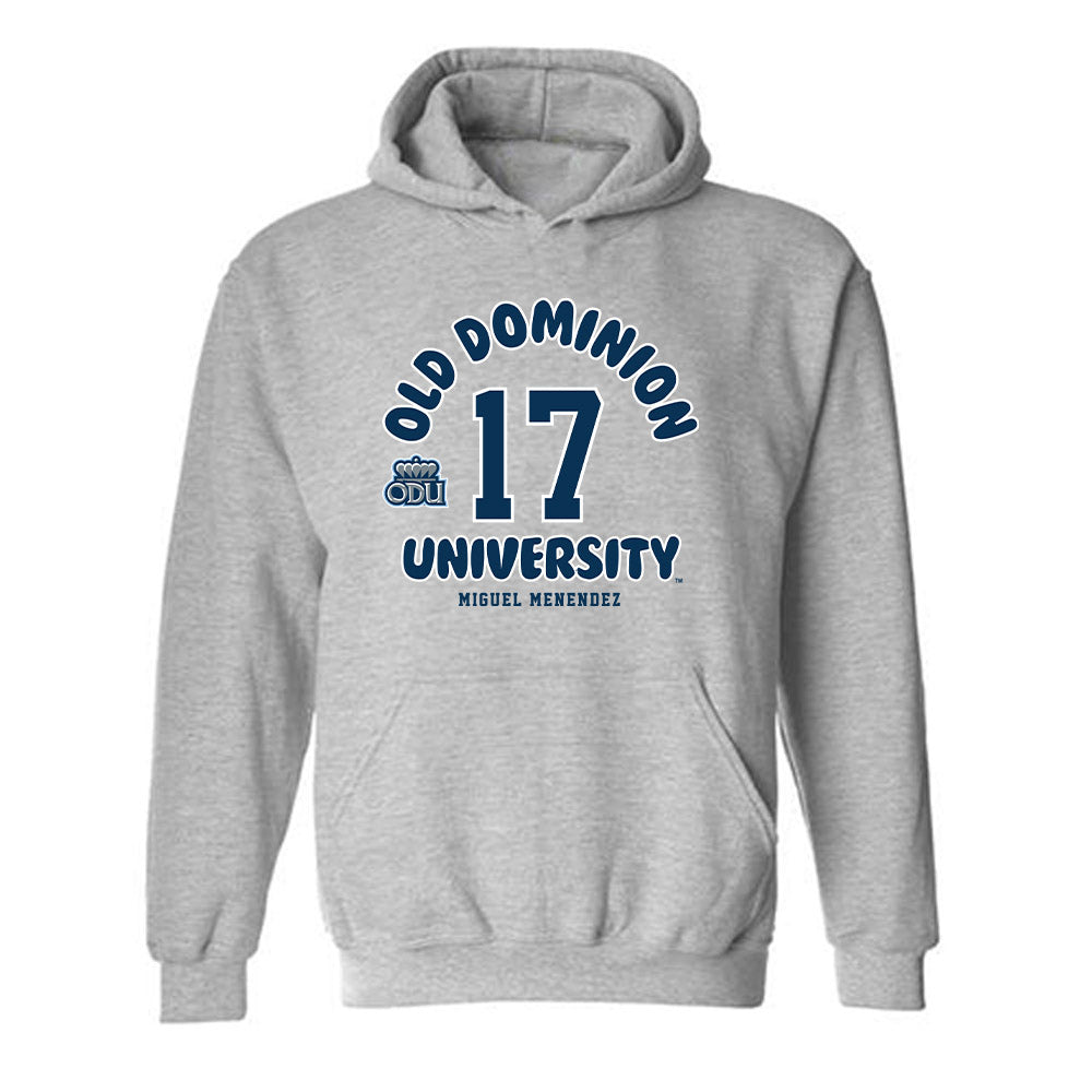 Old Dominion - NCAA Men's Soccer : Miguel Menendez - Fashion Shersey Hooded Sweatshirt-0