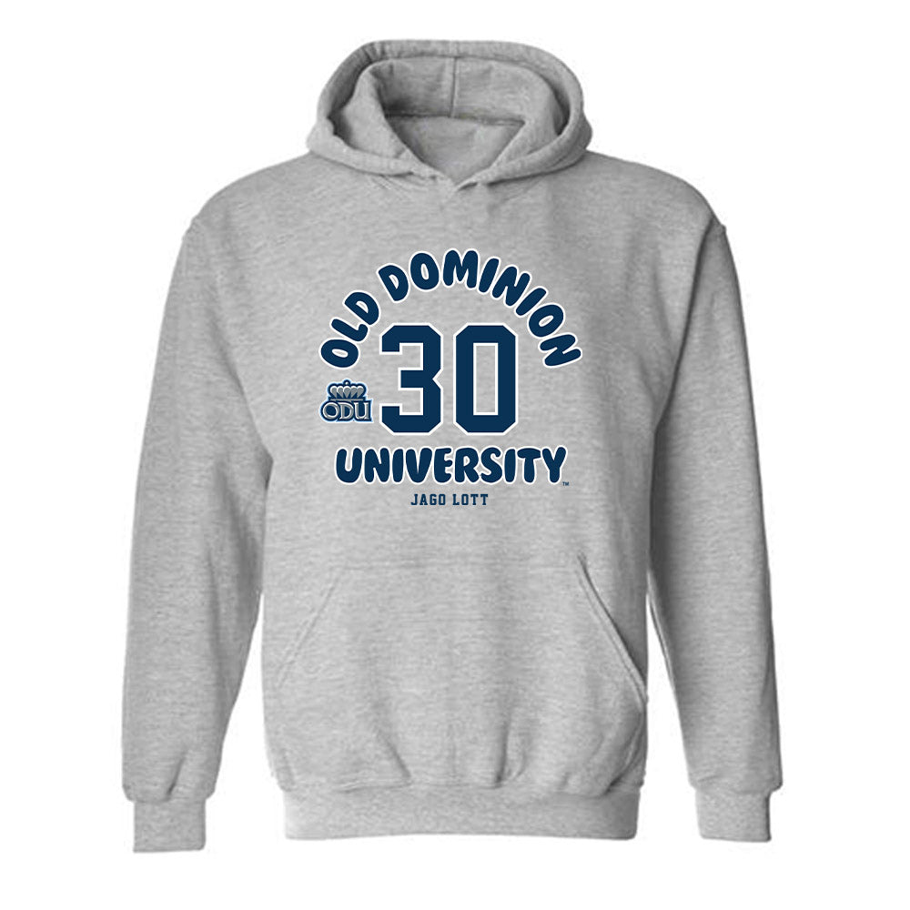Old Dominion - NCAA Men's Soccer : Jago Lott - Fashion Shersey Hooded Sweatshirt-0
