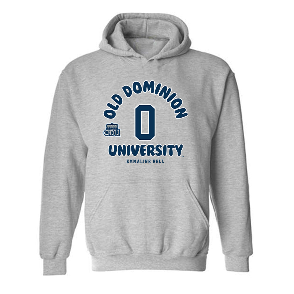 Old Dominion - NCAA Women's Soccer : Emmaline Bell - Fashion Shersey Hooded Sweatshirt-0