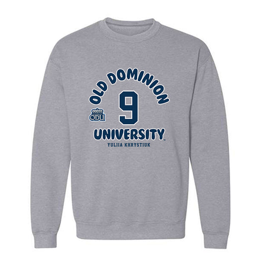 Old Dominion - NCAA Women's Soccer : Yuliia Khrystiuk - Fashion Shersey Crewneck Sweatshirt-0