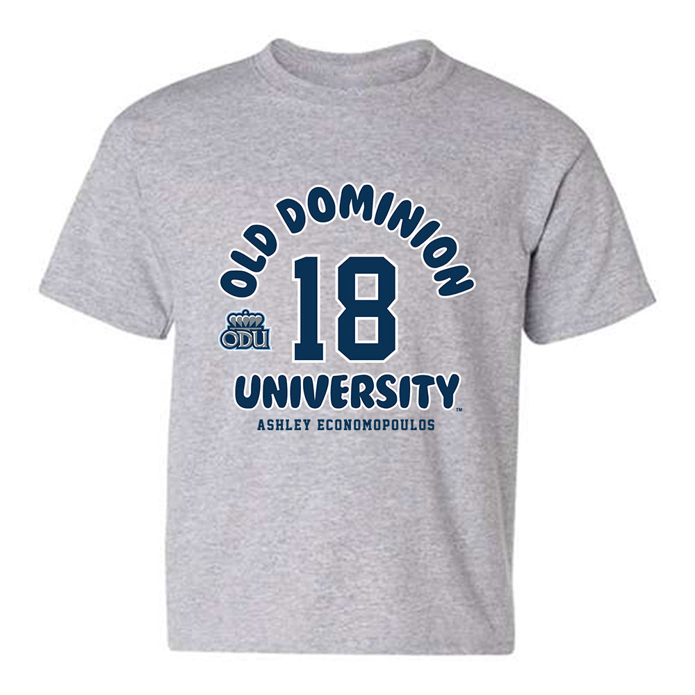Old Dominion - NCAA Women's Soccer : Ashley Economopoulos - Fashion Shersey Youth T-Shirt-0