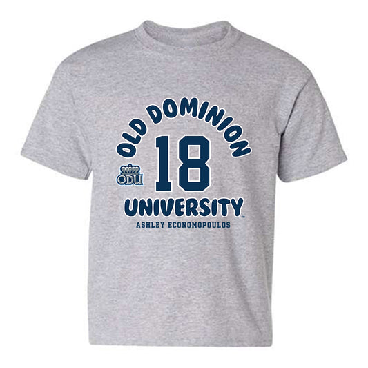 Old Dominion - NCAA Women's Soccer : Ashley Economopoulos - Fashion Shersey Youth T-Shirt-0