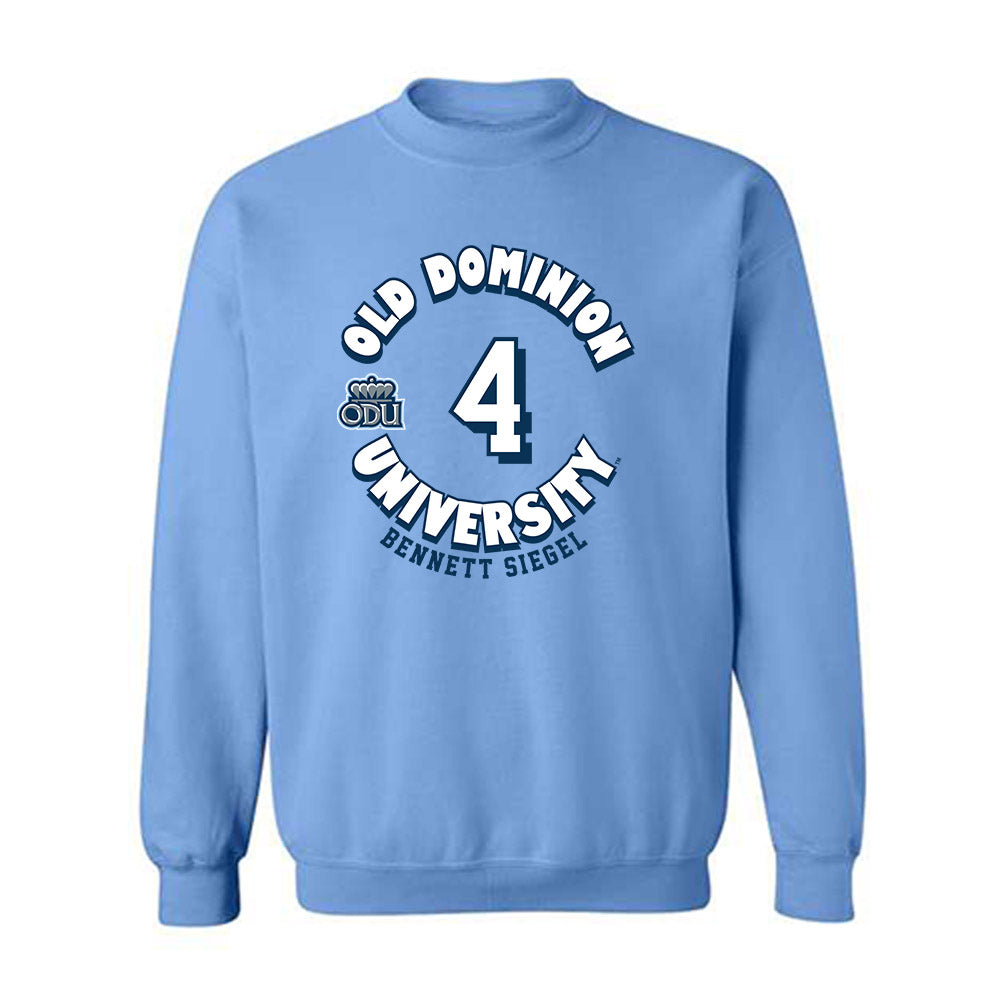 Old Dominion - NCAA Baseball : Bennett Siegel - Fashion Shersey Crewneck Sweatshirt-0