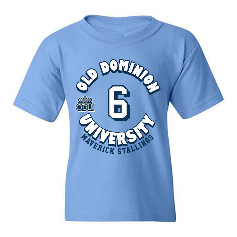 Old Dominion - NCAA Baseball : Maverick Stallings - Fashion Shersey Youth T-Shirt-0