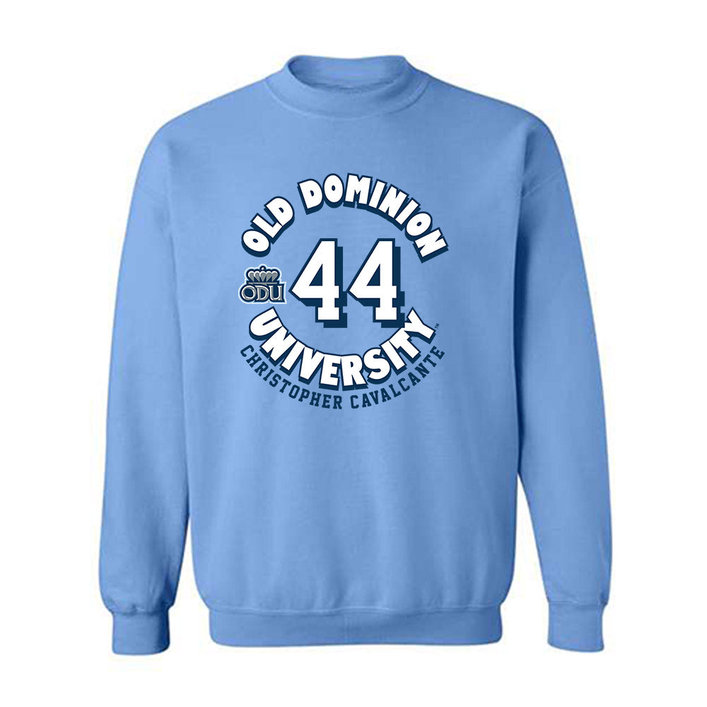 Old Dominion - NCAA Baseball : Christopher Cavalcante - Fashion Shersey Crewneck Sweatshirt-0