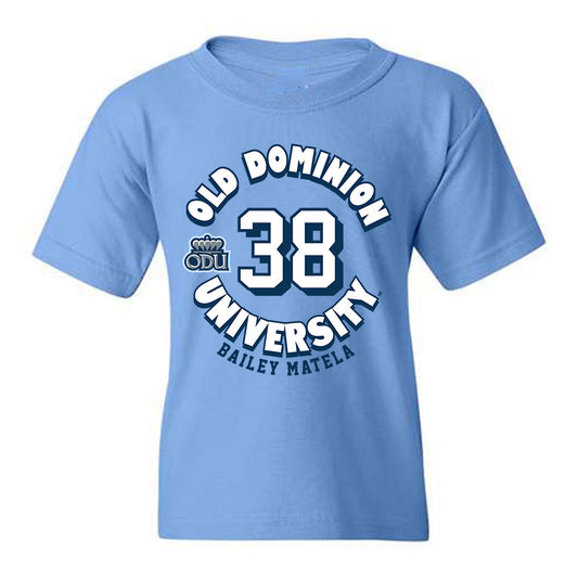 Old Dominion - NCAA Baseball : Bailey Matela - Youth T-Shirt Fashion Shersey