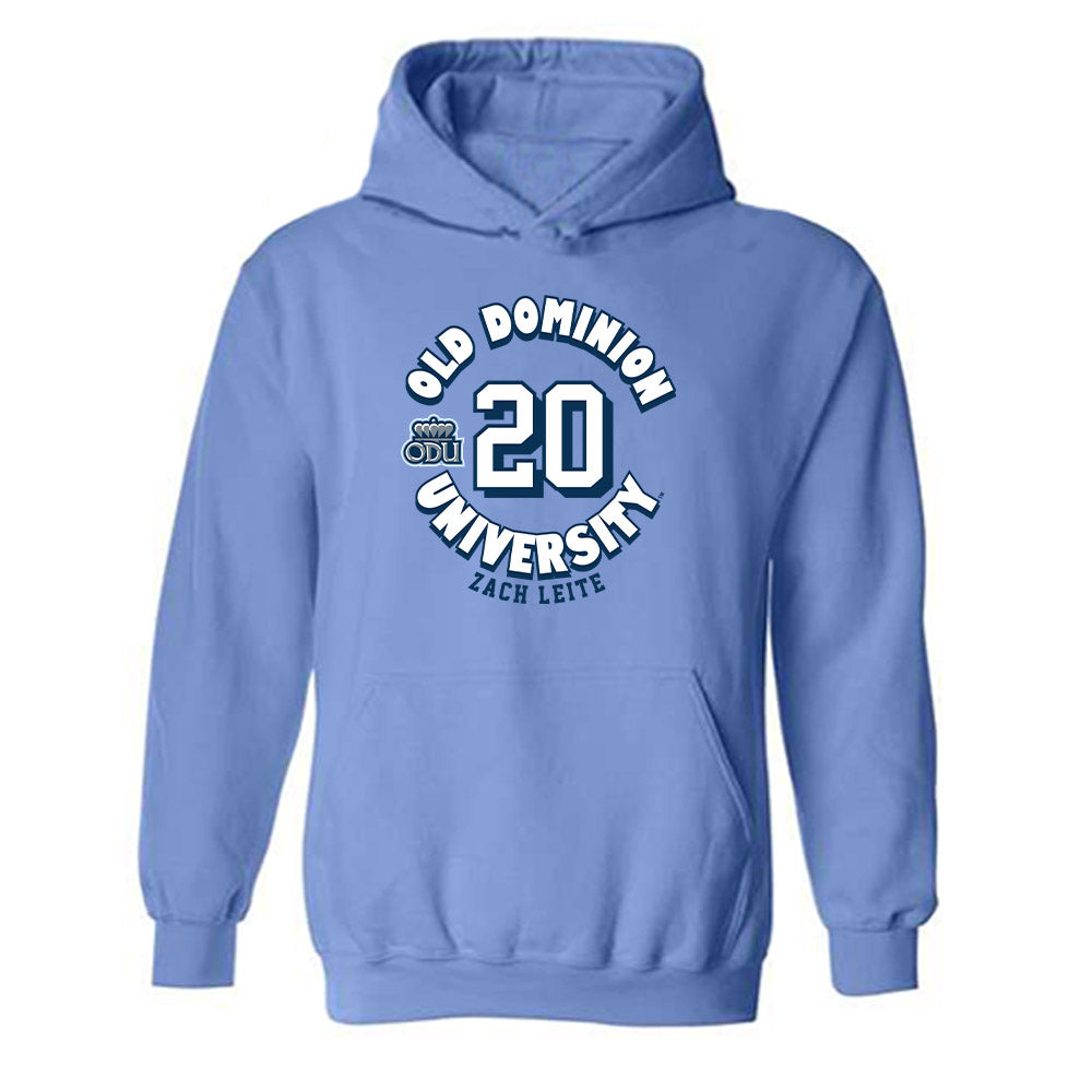 Old Dominion - NCAA Baseball : Zach Leite - Fashion Shersey Hooded Sweatshirt