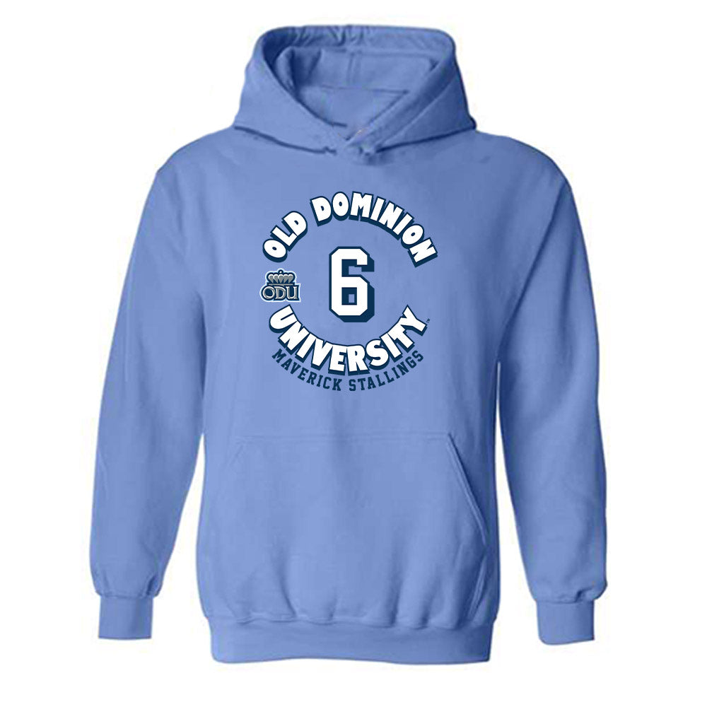 Old Dominion - NCAA Baseball : Maverick Stallings - Fashion Shersey Hooded Sweatshirt-0