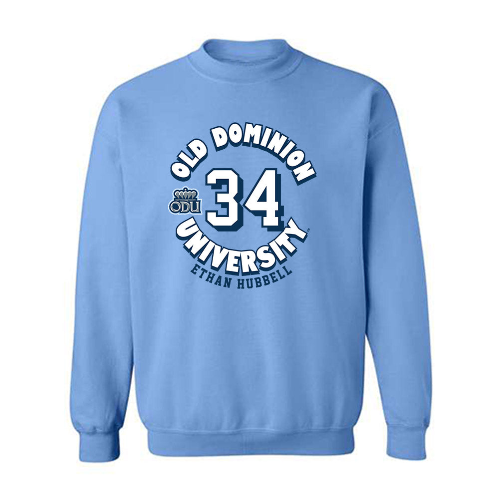 Old Dominion - NCAA Baseball : Ethan Hubbell - Fashion Shersey Crewneck Sweatshirt-0