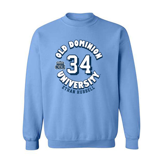 Old Dominion - NCAA Baseball : Ethan Hubbell - Fashion Shersey Crewneck Sweatshirt-0