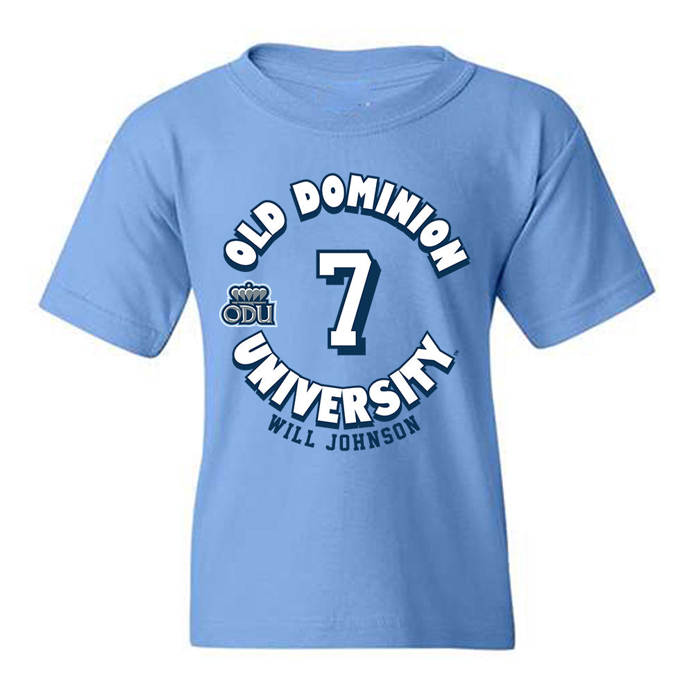 Old Dominion - NCAA Baseball : Will Johnson - Fashion Shersey Youth T-Shirt-0