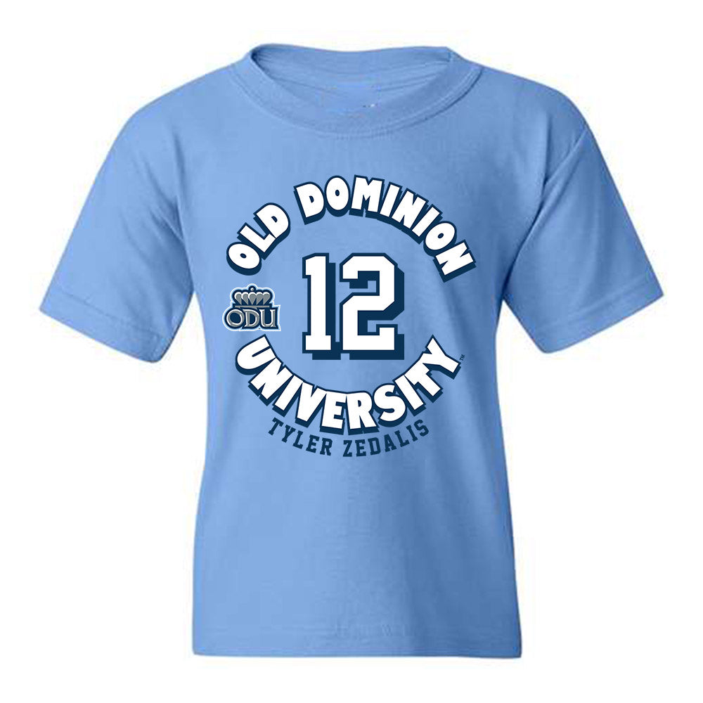 Old Dominion - NCAA Baseball : Tyler Zedalis - Fashion Shersey Youth T-Shirt