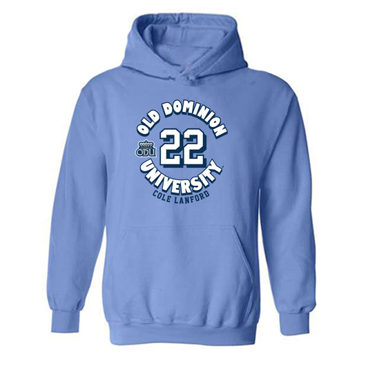 Old Dominion - NCAA Baseball : Cole Lanford - Fashion Shersey Hooded Sweatshirt-0