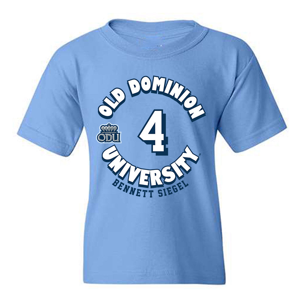 Old Dominion - NCAA Baseball : Bennett Siegel - Fashion Shersey Youth T-Shirt-0