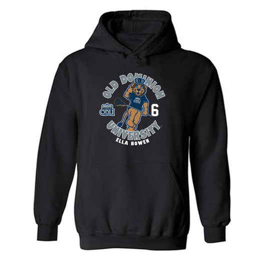 Old Dominion - NCAA Women's Lacrosse : Ella Bowen - Fashion Shersey Hooded Sweatshirt