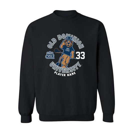 Old Dominion - NCAA Women's Lacrosse : Natalie Calandra-Ryan - Fashion Shersey Crewneck Sweatshirt-0
