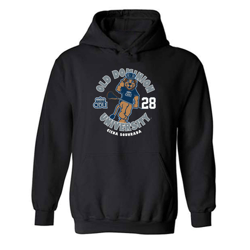 Old Dominion - NCAA Women's Lacrosse : Ciena Souhrada - Fashion Shersey Hooded Sweatshirt-0