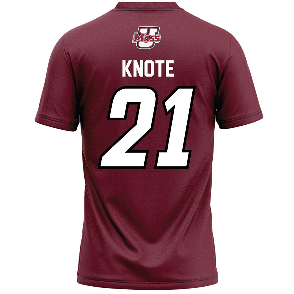 UMass - NCAA Men's Lacrosse : Matt Knote - Maroon Lacrosse Jersey