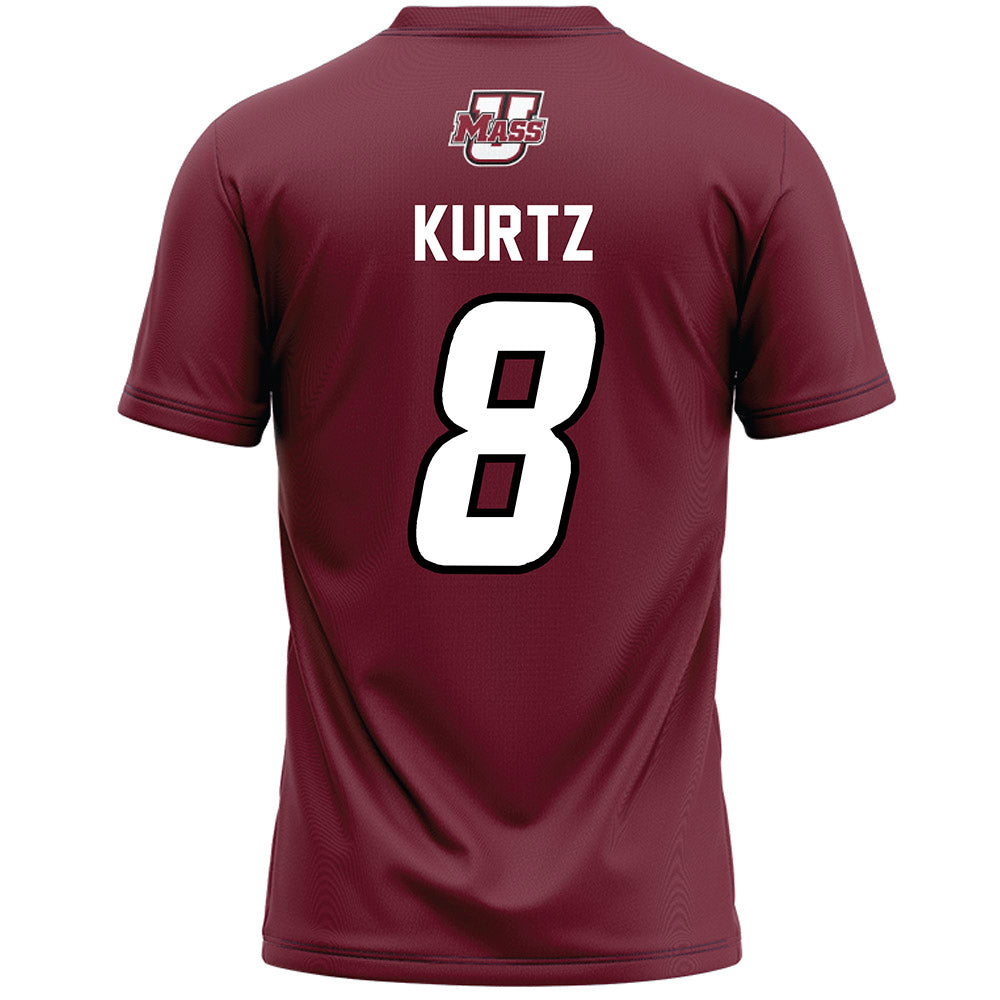 UMass - NCAA Men's Lacrosse : Charles Kurtz - Maroon Lacrosse Jersey