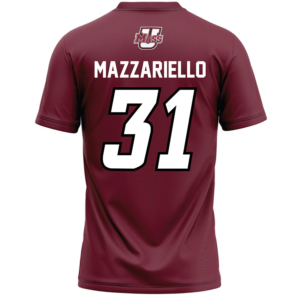 UMass - NCAA Men's Lacrosse : Ryan Mazzariello - Maroon Lacrosse Jersey