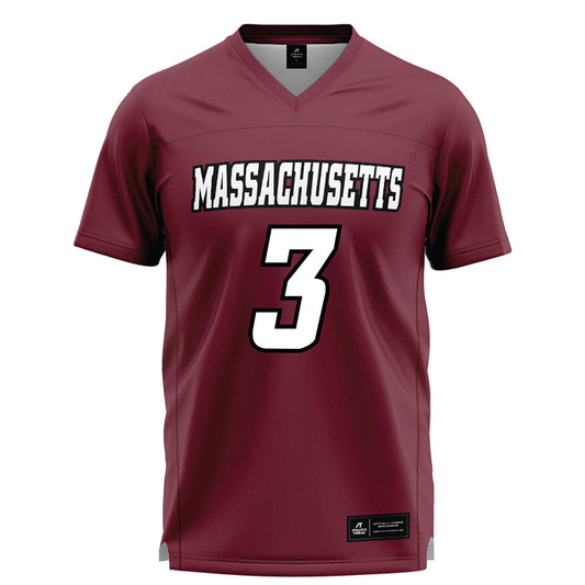 UMass - NCAA Men's Lacrosse : Gavin Begonia - Maroon Lacrosse Jersey -0