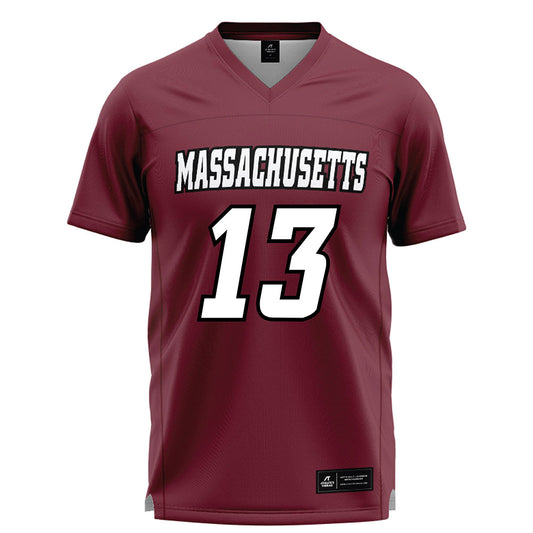 UMass - NCAA Men's Lacrosse : Brady Hoff - Maroon Lacrosse Jersey