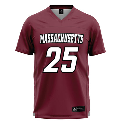 UMass - NCAA Men's Lacrosse : Tyler Clayton - Maroon Lacrosse Jersey -0