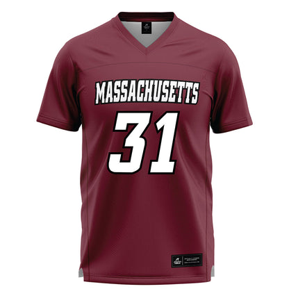 UMass - NCAA Men's Lacrosse : Ryan Mazzariello - Maroon Lacrosse Jersey