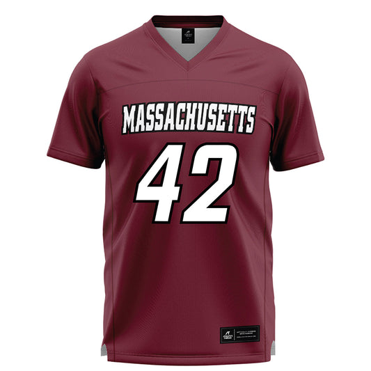 UMass - NCAA Men's Lacrosse : Chance Cook - Maroon Lacrosse Jersey -0