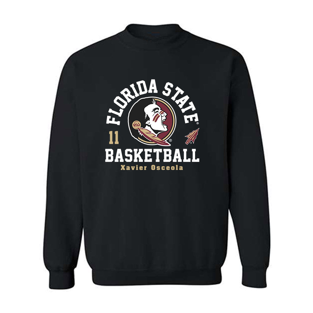 FSU - NCAA Men's Basketball : Xavier Osceola - Classic Fashion Shersey Crewneck Sweatshirt-0