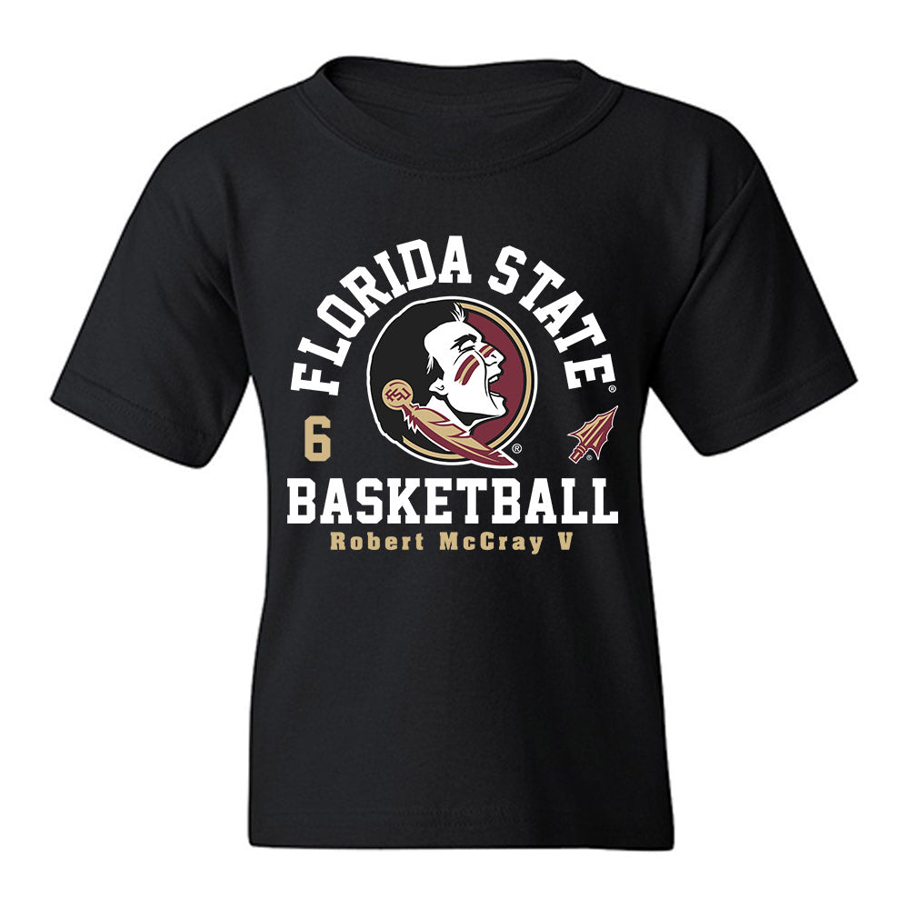 FSU - NCAA Men's Basketball : Robert McCray V - Classic Fashion Shersey Youth T-Shirt-0