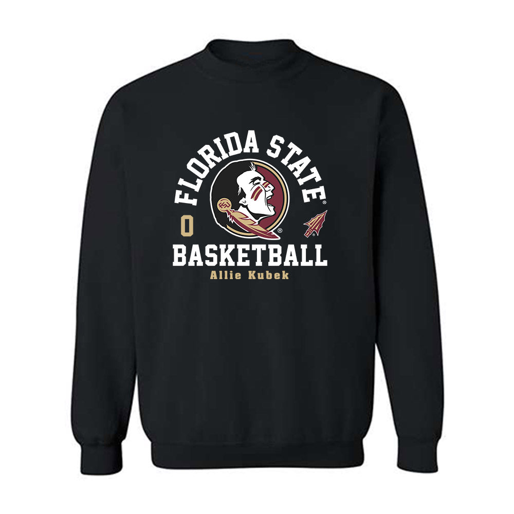 FSU - NCAA Women's Basketball : Allie Kubek - Classic Fashion Shersey Crewneck Sweatshirt-0