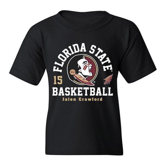 FSU - NCAA Men's Basketball : Jalen Crawford - Classic Fashion Shersey Youth T-Shirt-0