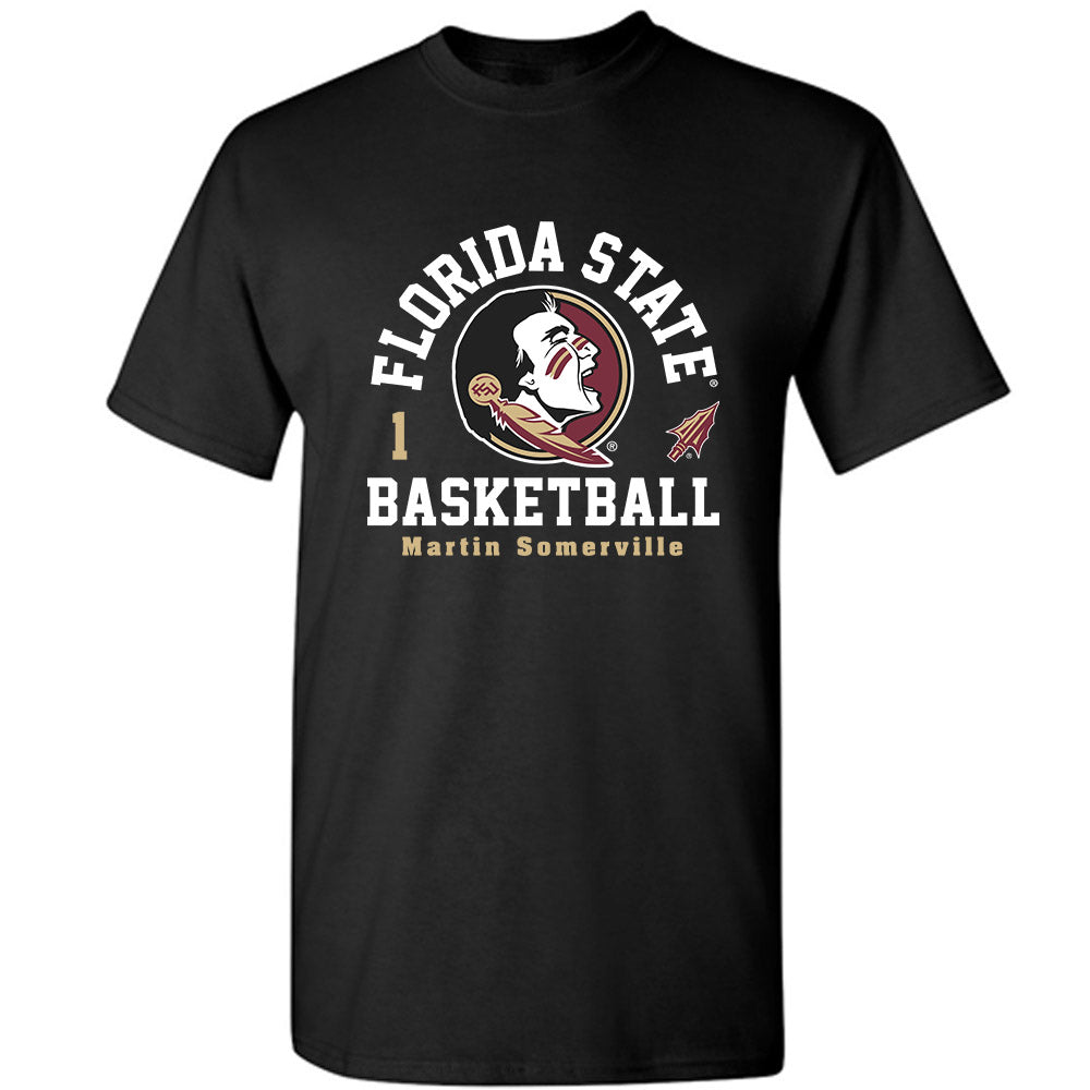FSU - NCAA Men's Basketball : Martin Somerville - Classic Fashion Shersey T-Shirt-0
