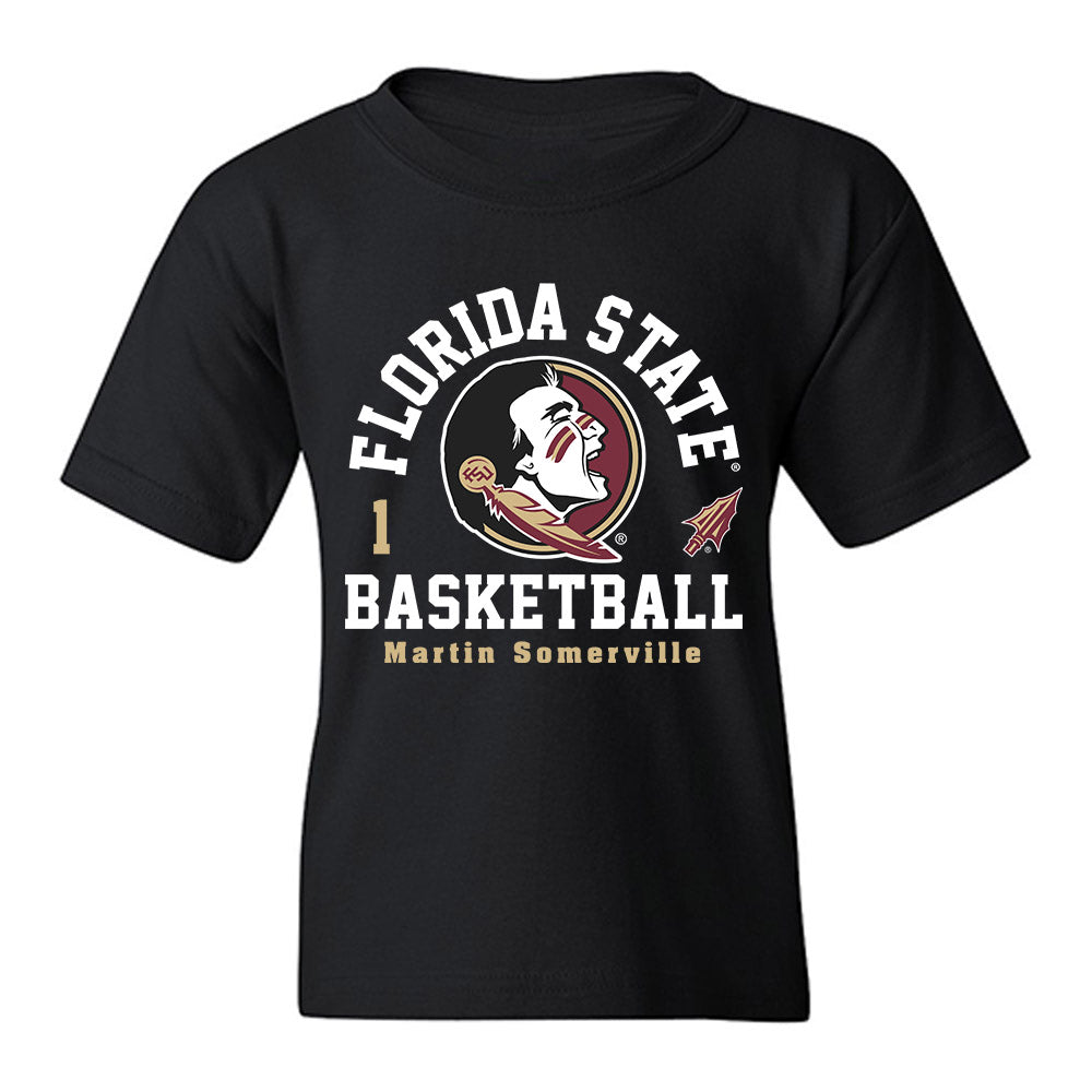 FSU - NCAA Men's Basketball : Martin Somerville - Classic Fashion Shersey Youth T-Shirt-0