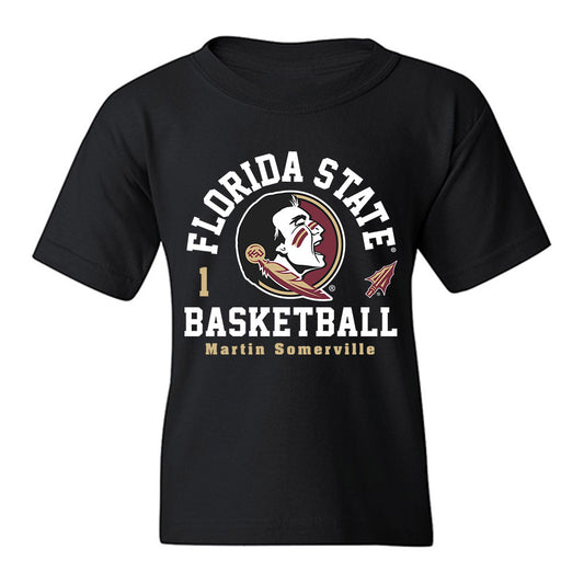 FSU - NCAA Men's Basketball : Martin Somerville - Classic Fashion Shersey Youth T-Shirt-0