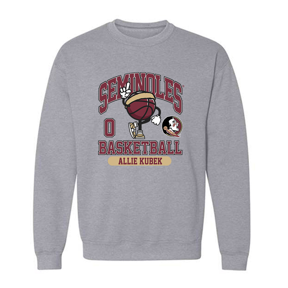 FSU - NCAA Women's Basketball : Allie Kubek - Fashion Shersey Crewneck Sweatshirt-0