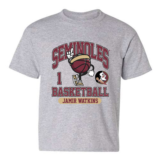 FSU - NCAA Men's Basketball : Jamir Watkins - Fashion Shersey Youth T-Shirt