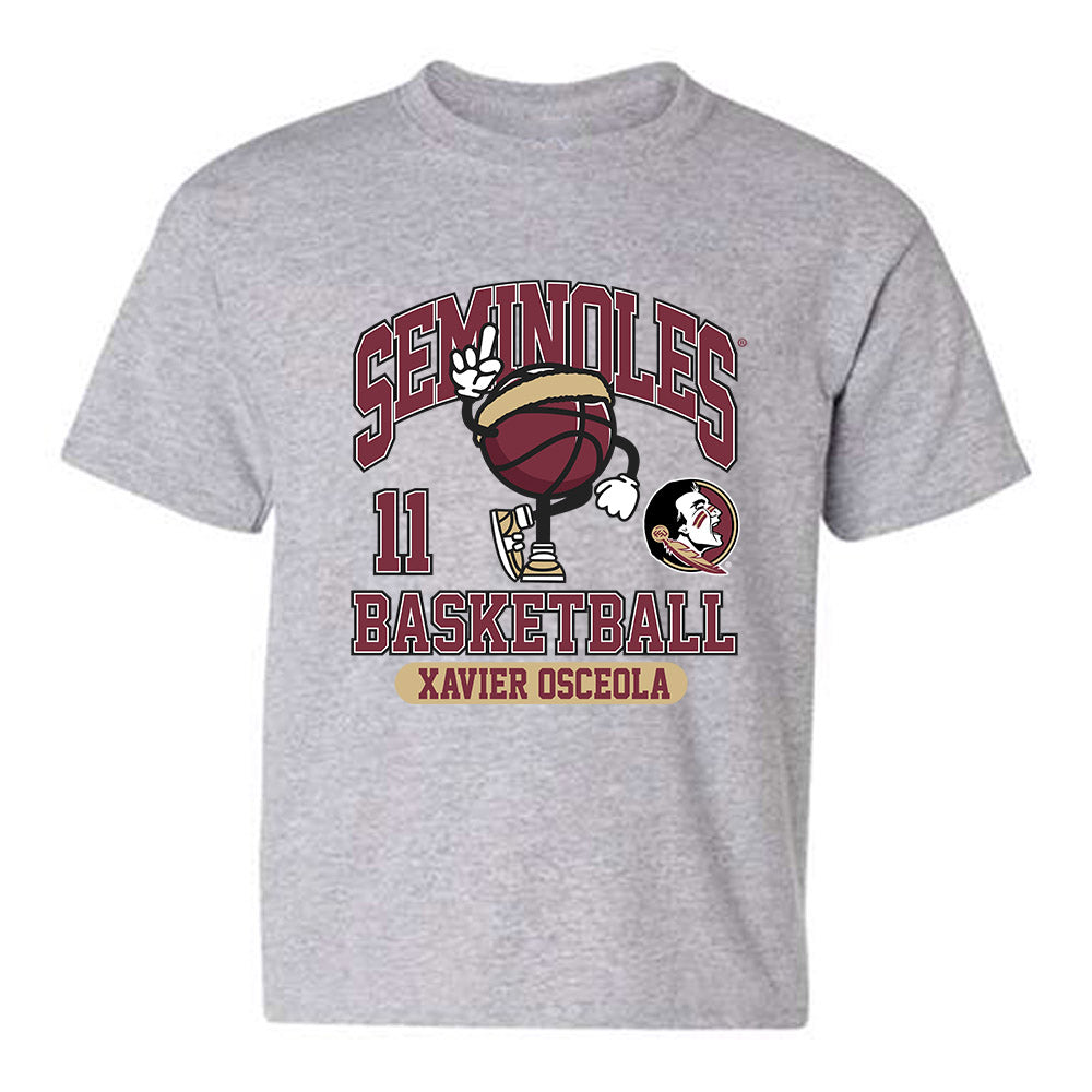 FSU - NCAA Men's Basketball : Xavier Osceola - Fashion Shersey Youth T-Shirt-0