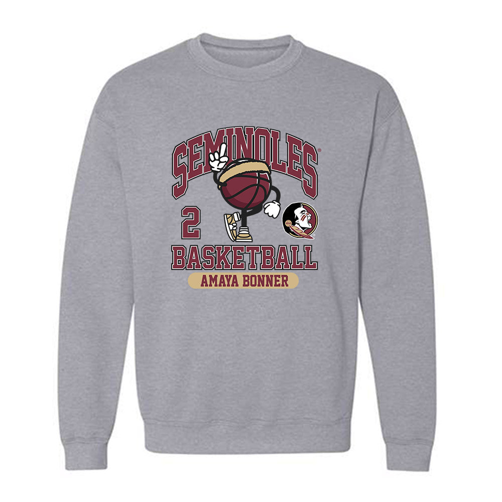 FSU - NCAA Women's Basketball : Amaya Bonner - Fashion Shersey Crewneck Sweatshirt-0