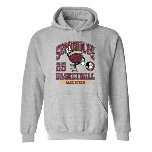 FSU - NCAA Men's Basketball : Alex Steen - Fashion Shersey Hooded Sweatshirt-0