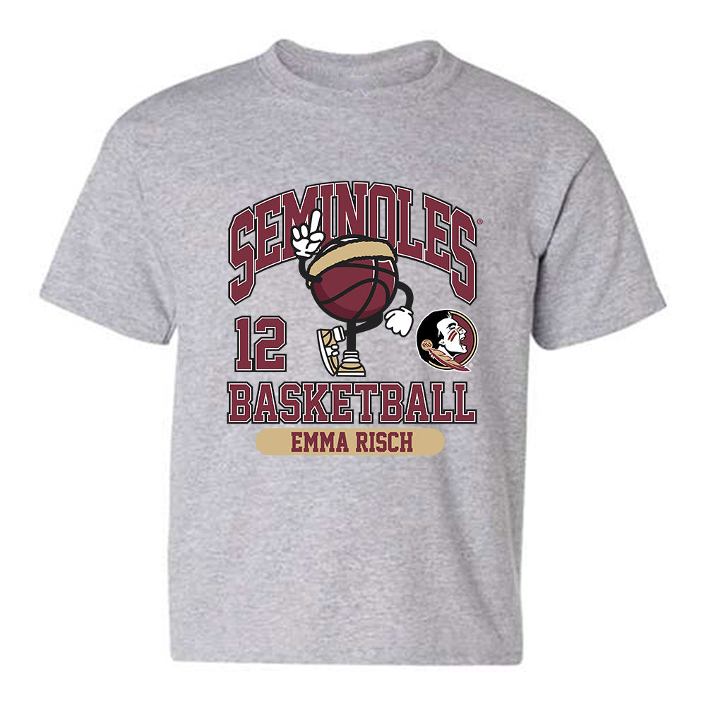 FSU - NCAA Women's Basketball : Emma Risch - Fashion Shersey Youth T-Shirt-0
